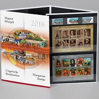 A képen a éves bélyegszett 2018 bélyeg látható
