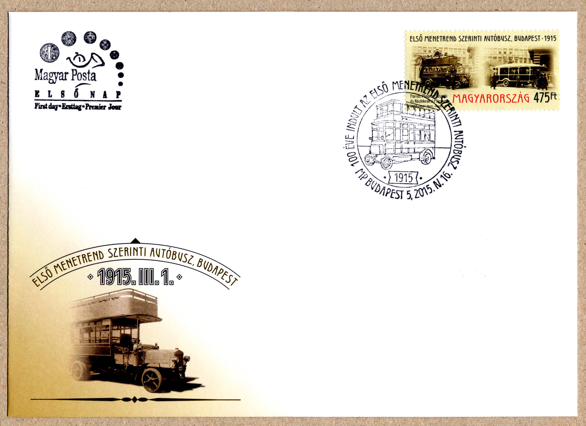 Autóbusz FDC