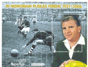 In memoriam Ferenc Puskás (with serial number)