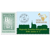 A képen a móri bornapok bélyeg látható