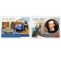 A képen a magyar múzeumok kincsei v. - jósa andrás múzeum, nyíregyháza, kékfestő múzeum, pápa bélyegsor látható